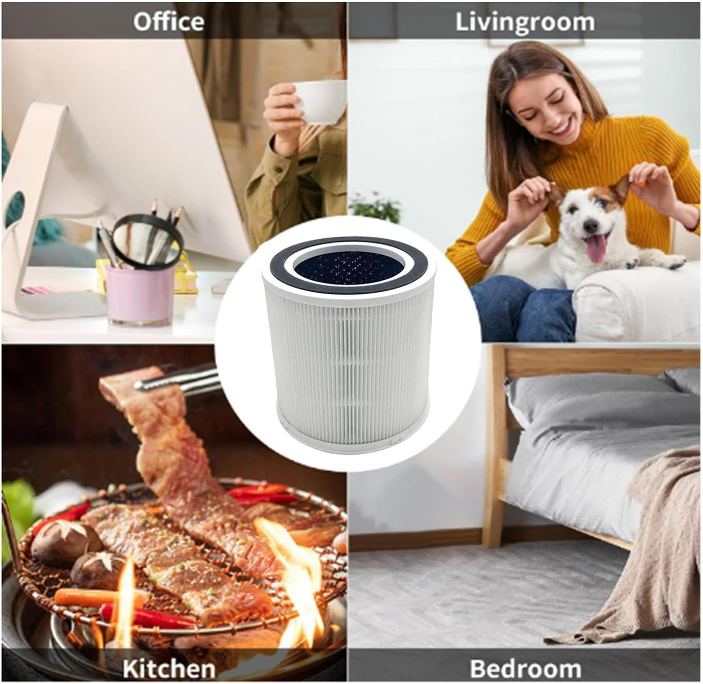 AP301 Filter Replacement for Dayette AP301 AP302 For JOWSET AP301 AP302 AP303 For AIRJOWSET AP304 Air Purifiers, Activated Carbon Filters - Image 6