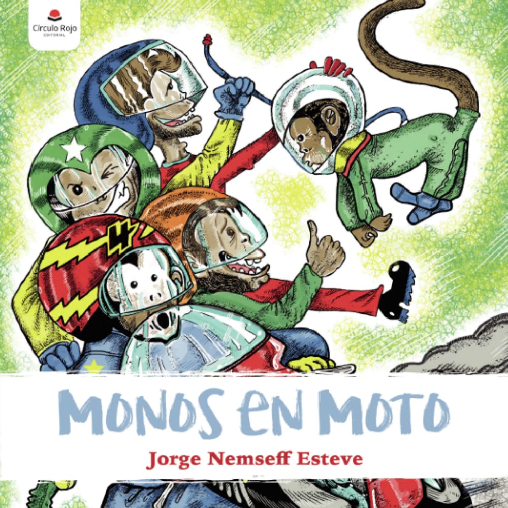 Monos en moto