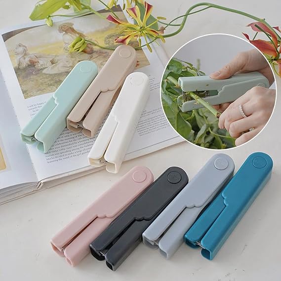 TEONEI Rose Thorn Stripper Tool,Rose Thorn Remover,Leaf Thorn Stripper Tool,Flower Stem Cutter(White)