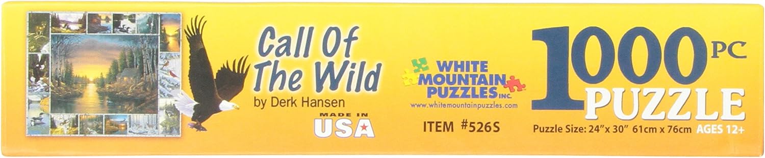 White Mountain Puzzles Call of the Wild - 1000 Piece Jigsaw Puzzle