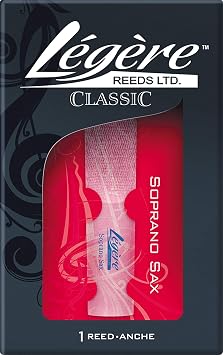 Legere Reeds Premium Synthetic Woodwind Reed, Soprano Saxophone, Classic, Strength 4.50 SS4.50