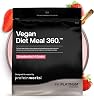 Protein Works | Vegan Diet Meal 360 - PLATINUM Innovation, Vegan Protein Diet Meal Replacement Shake, Healthy Weight Loss, Vitamin & Mineral Blend, Green Tea, Strawberries 'n' Cream, 8 Meals, 500g