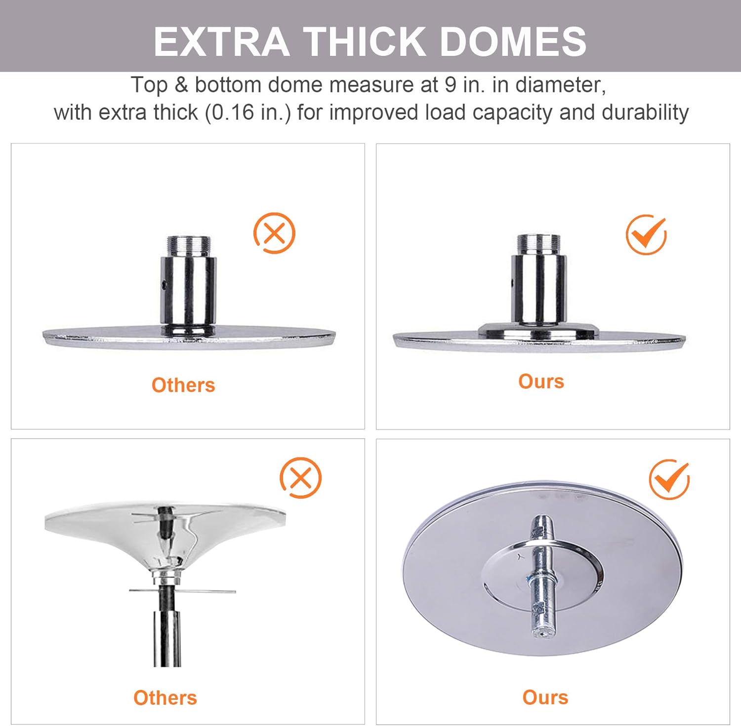 Pinty Professional Upgraded Portable Dance Pole 45mm Spinning and Static Dancing Pole for Fitness Exercise, Club, Party, Pub and Home Gym (Stainless Steel, 440 lb Capacity) : Sports & Outdoors