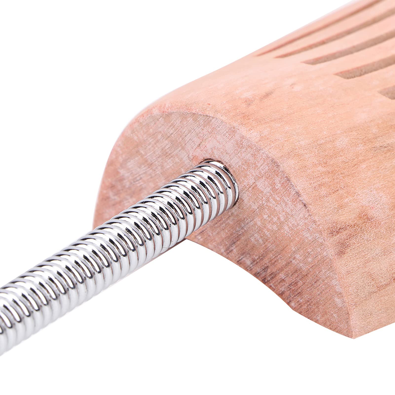 Zapatero de Madera con Columna de Resorte, 2 Unidades de | Material que Absorbe la Humedad, Moldeador de Zapatos Antideformación, Se Pliega para Almacenamiento, Se Adapta a Tallas
