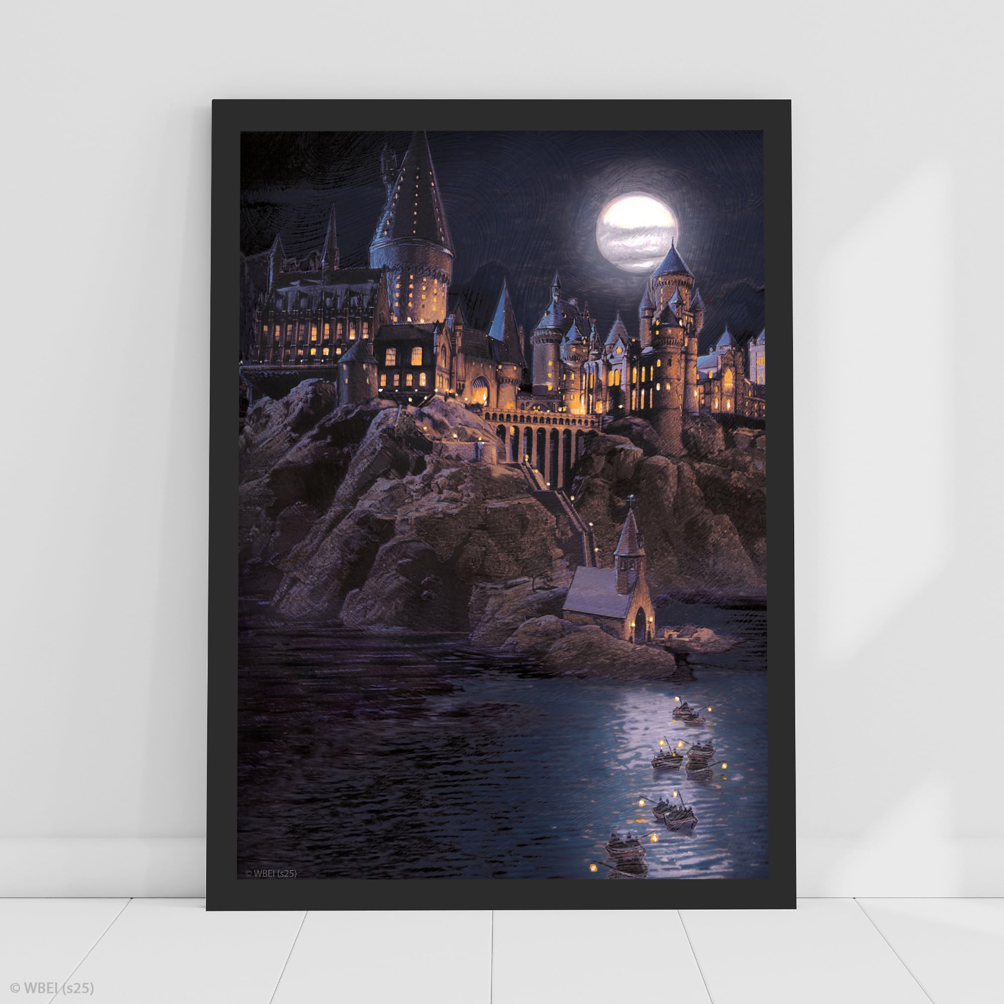 Harry Potter Print - Boats to Hogwarts Poster Wall Art (29.7cm x 42cm - A3)