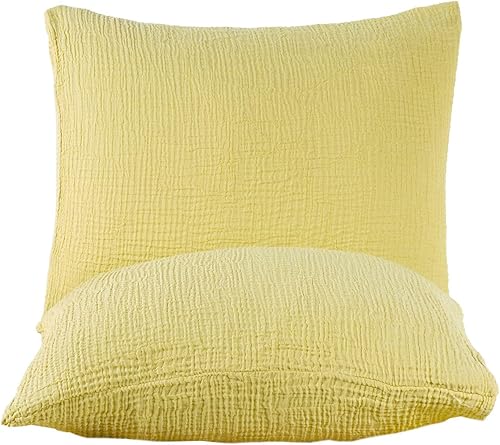 Miniatura 3 de Funda de almohada de gasa de algodón puro suave de 4 capas, manta de muselina, manta ligera, de gran tamaño, tamaño King, tamaño Queen y tamaño