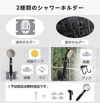 Amazon.co.jp: ZenCT 7800mAh ポータブル シャワー 電動 簡易