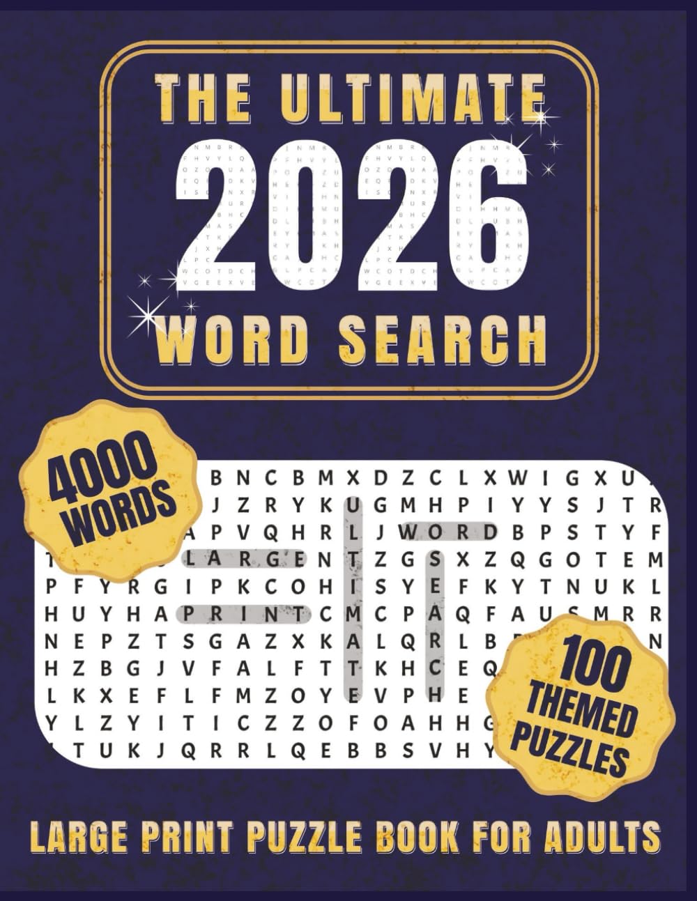 Word Search Book for Adults Large Print Puzzle: The Ultimate Big Word Find Puzzles for Adults & Seniors - Large Print Brain Games to Relax, Unwind, ... & Sharpen the Mind | Perfect Activity Gift
