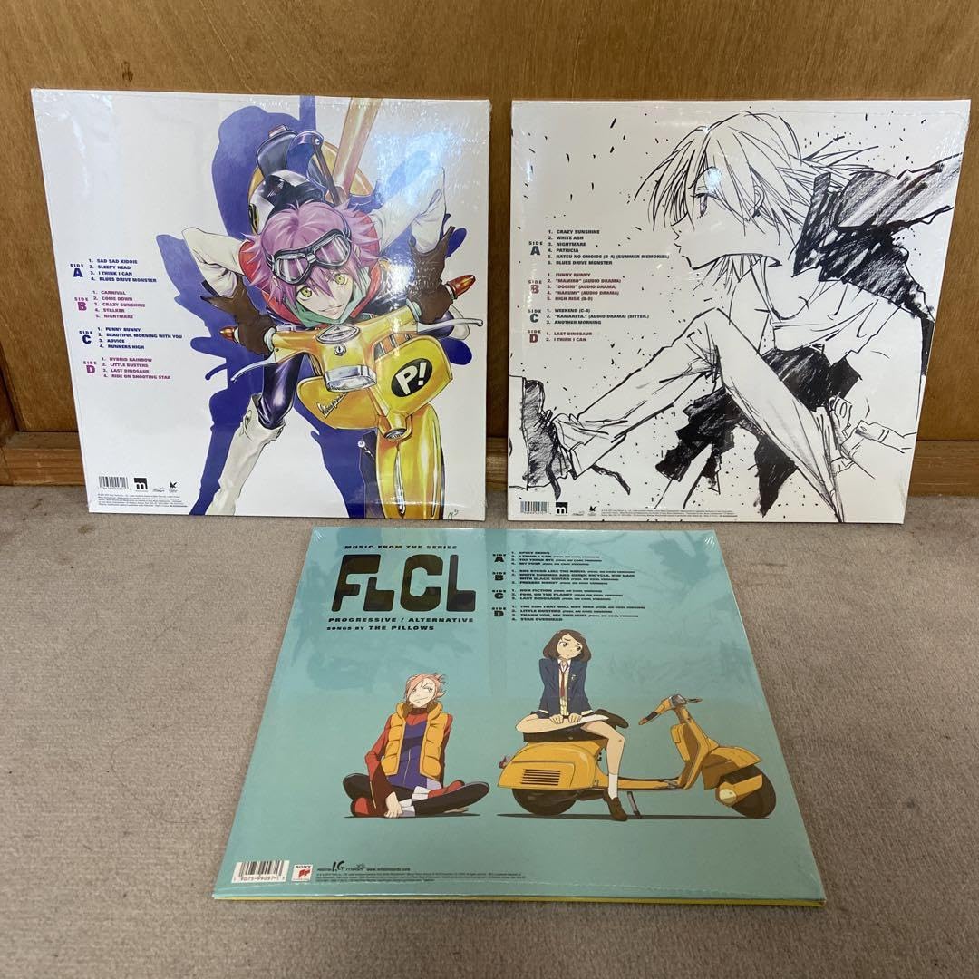 Amazon.co.jp: 品FLCL（フリクリ）LPレコード 3アイテムセットバラ売り