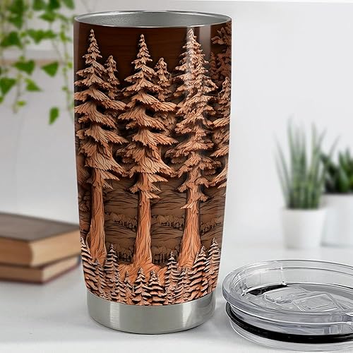 Vista 113 de SANDJEST Vaso de llama – Taza de viaje para café con aislamiento de acero inoxidable de 20 onzas – Regalos de llama para mujeres, niñas