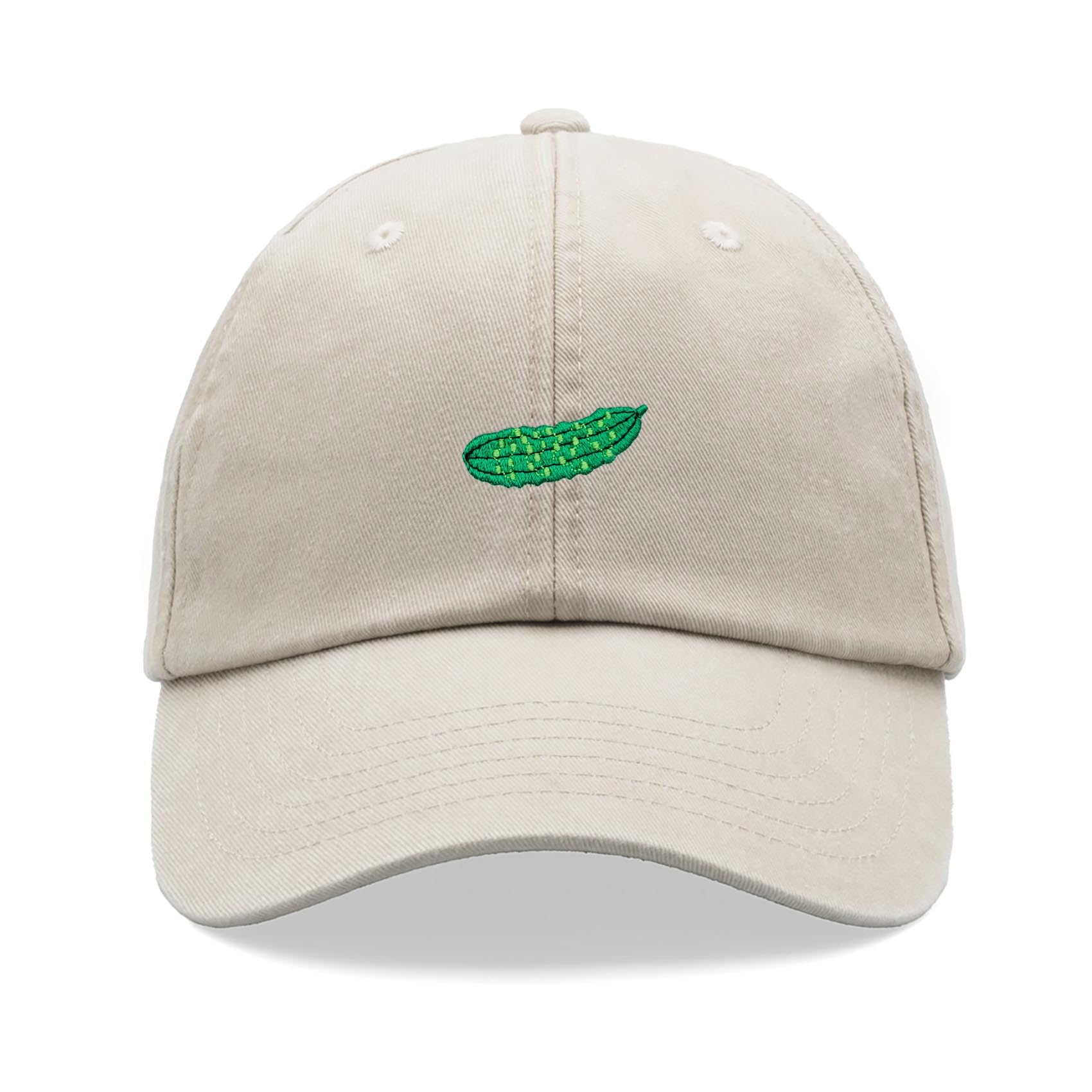 Pickle Baseball Cap Vintage Washed Unisex Dad Hat Adjustable Stone