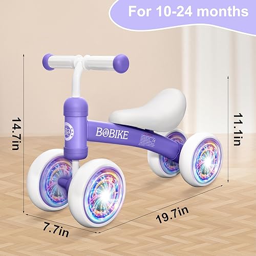 Vista 21 de Baby Balance Bike Toys for 12-36 Months Kids Toy Boy and Girls Gifts Toddler Best First Birthday Gift Children Walker No Pedal Infant 4 Wheels