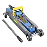 LARBANKE 2.5T Floor Jack, with Portable Carrying Handle and Reflective Strip, Lifting from 3.35