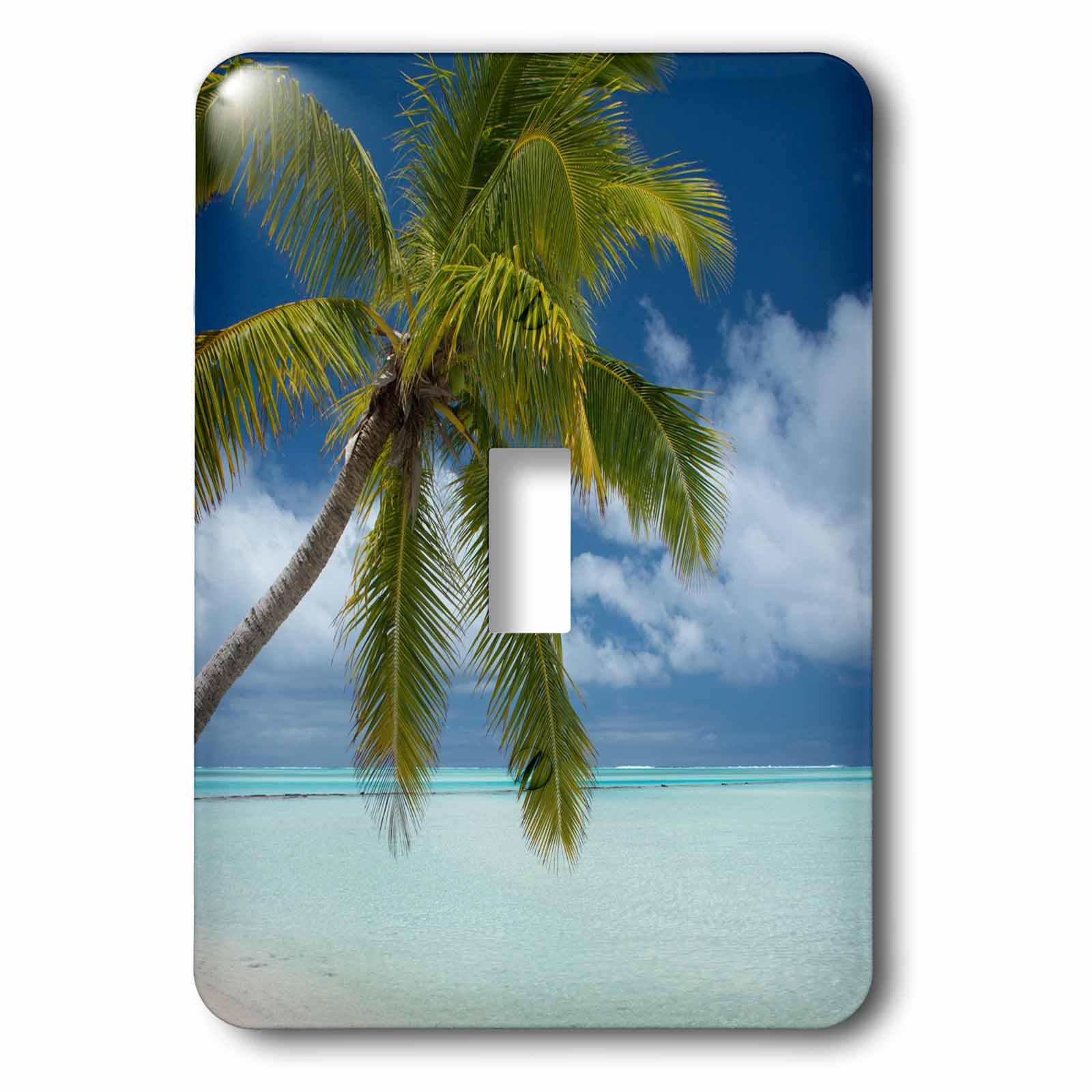 Interrupteur à bascule blanc Cook Islands One Foot Island tropical lsp_228581_1