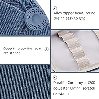 JunD Federmäppchen Ausziehbar - Großes Fassungsvermögen Mit Mesh-Fächern In Blau