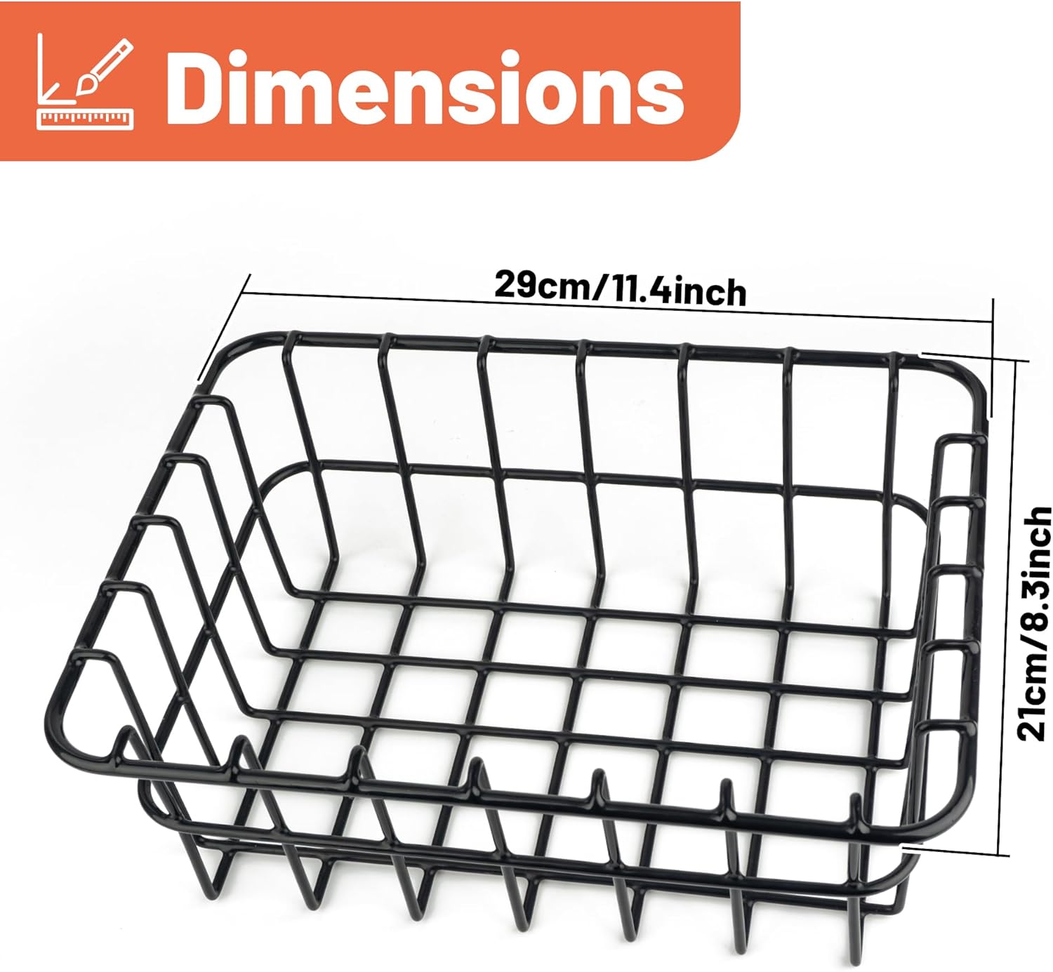 32 qt Cooler Basket Compatible with RTIC 32 Cooler, Perfect for Organization Accessory, Black