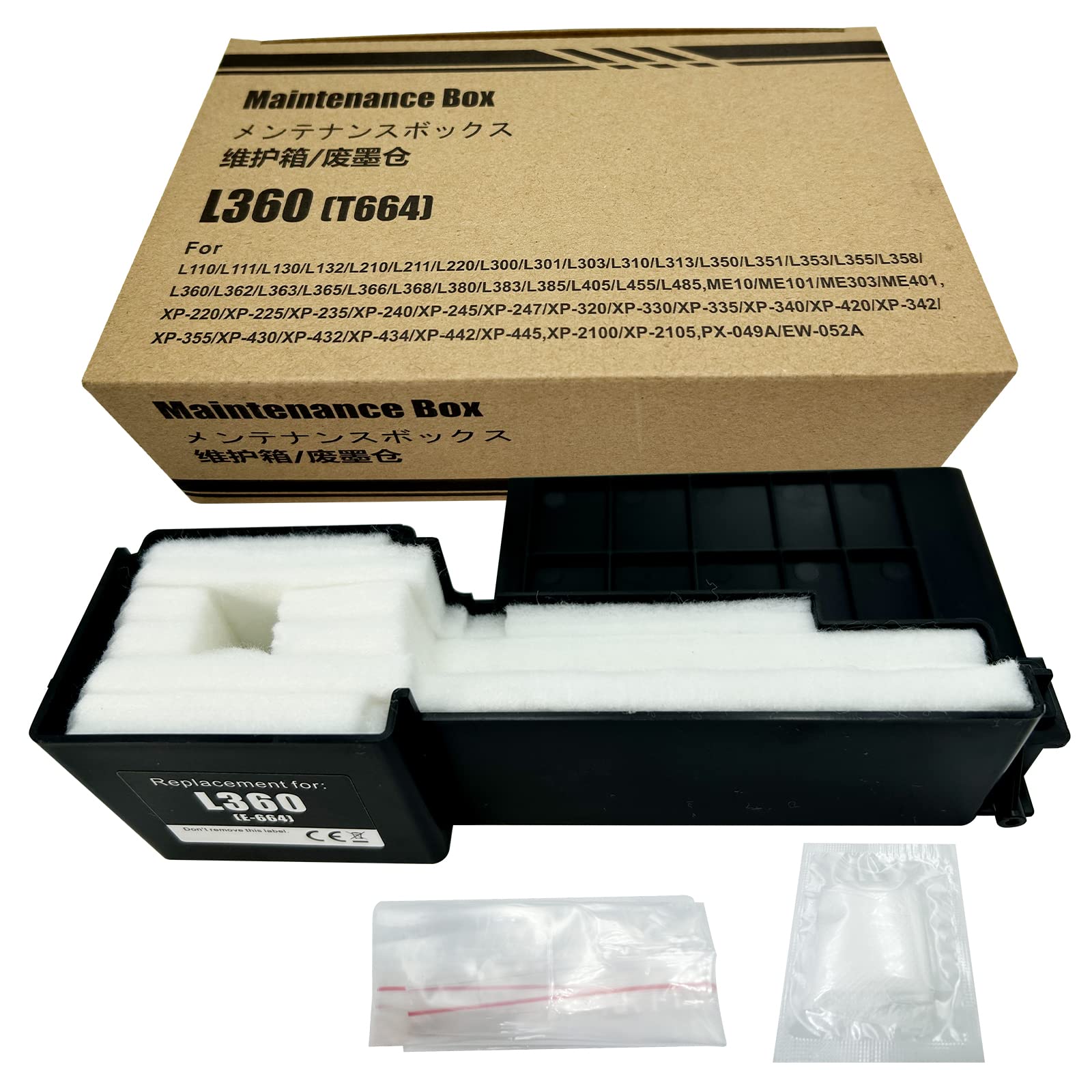 Amazon.com: COCADEEX 1PC Ink Maintenance Tank Compatible with L210