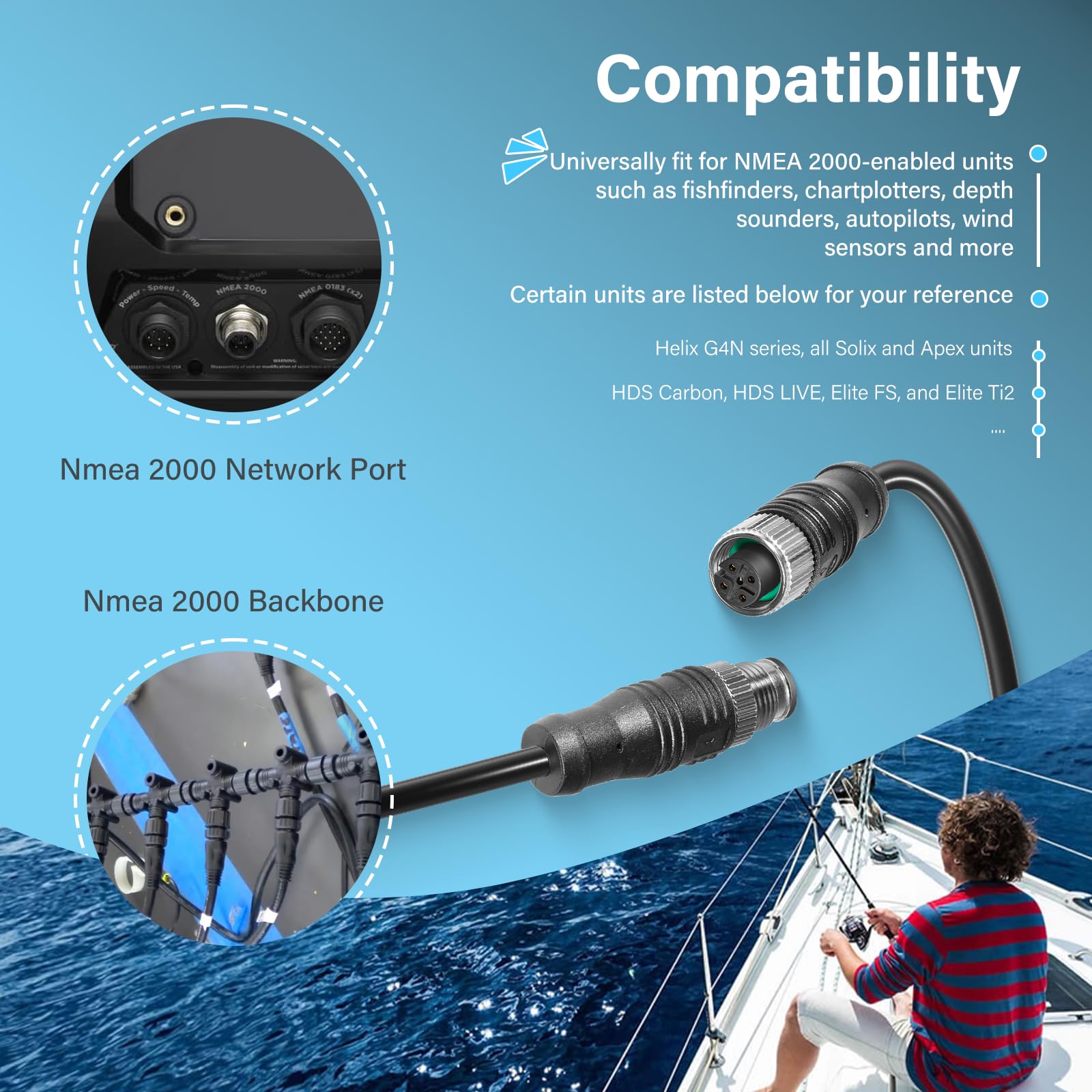 Câble d'extension NMEA 2000 (N2K) 6 m