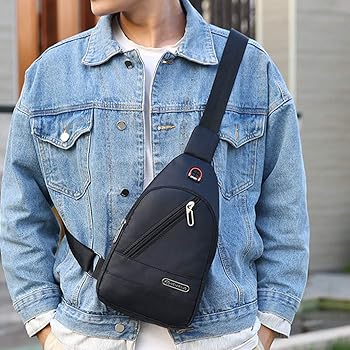 Amazon | ボディバッグ ユニセックス ワンショルダーバッグ