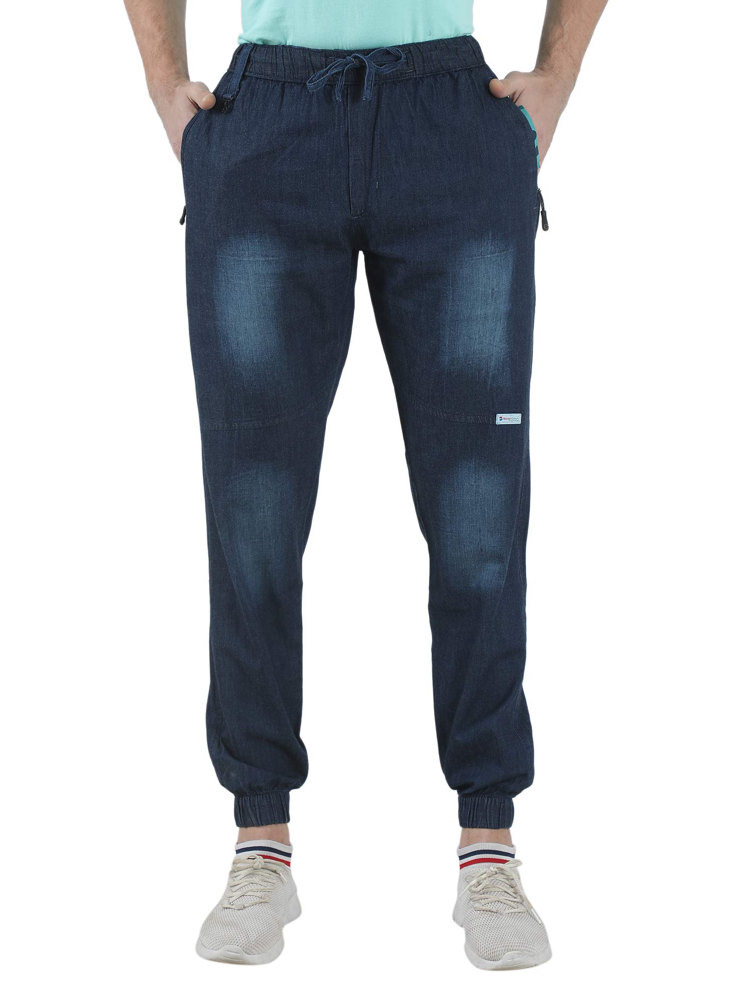 MOUNTAIN COLOURS Men's Regular Trackpant(MC_3358_Blue)