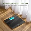 560lbs Scale for Body Weight with Ultra Wide Platform and Backlit LCD Display Accurate Digital Bathroom Weighing Scales with Capacity for Heavy People (Black(None-Bluetooth), 560 lb) gallery image