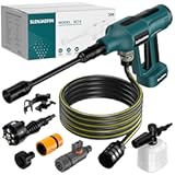 Cordless Pressure Washer for Makita 18V Battery 700 PSI Portable Handheld Power Washer with 6-in-1 Nozzle Foam Cannon for Car Floor Fence Wall Cleaning &lpar;Battery Not Included&rpar;