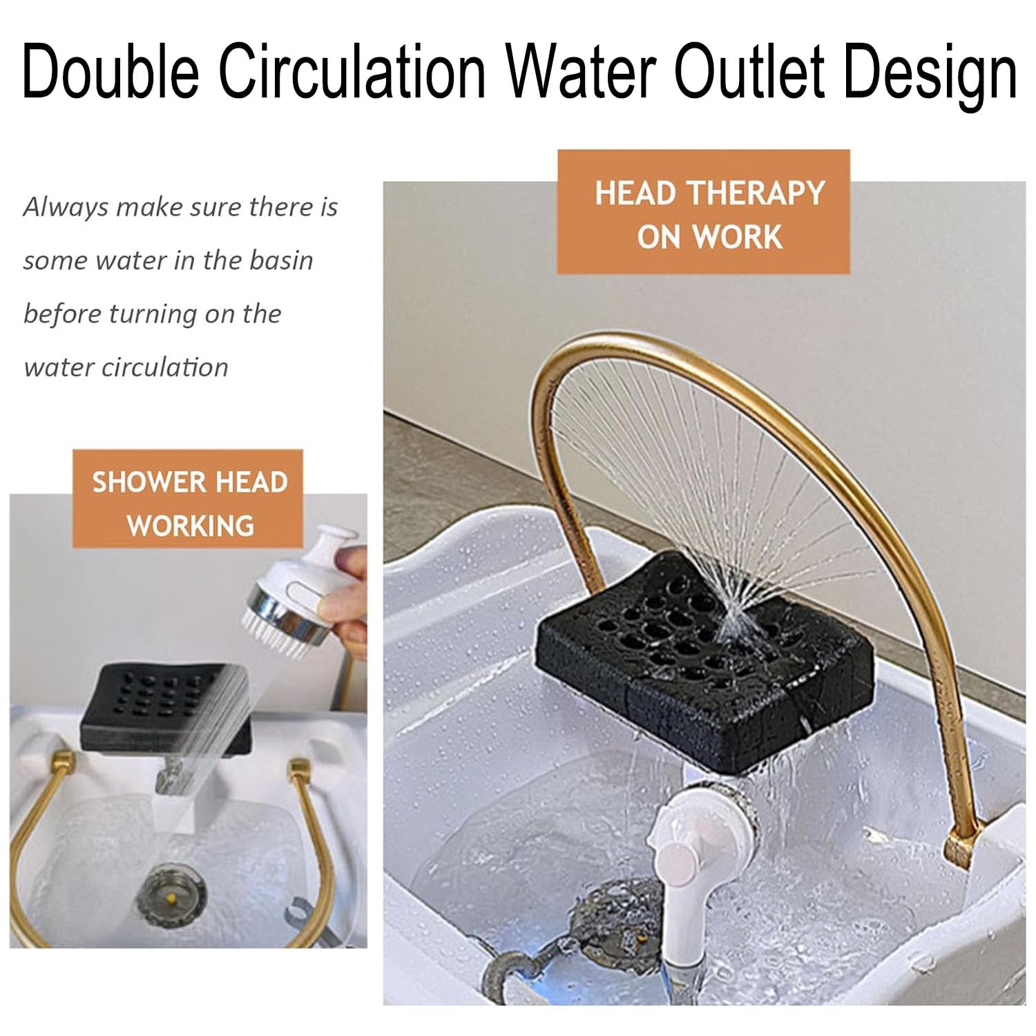 Japanische Head-Spa-Ausrüstung Mit 60L-Wassertank Head Spa Gerät Thermostatische Shampoo-Becken Mit Wasserzirkulation mobiles haarwaschbecken Friseur waschbecken für Kopf Spa und Friseursalons
