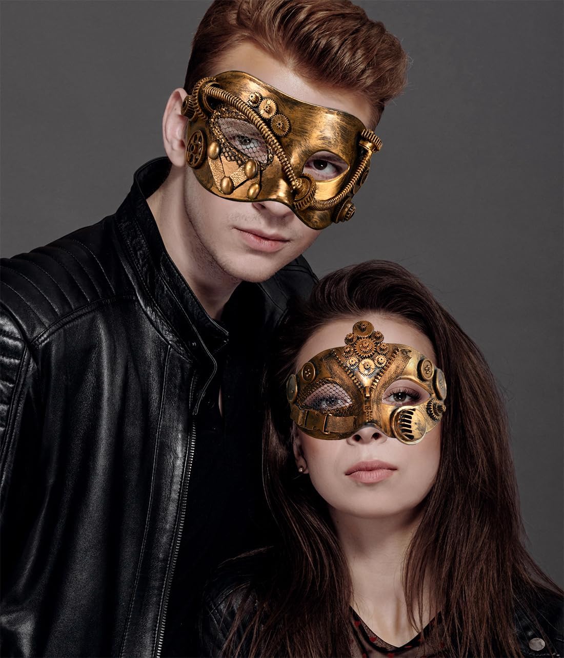 MYSEUNI 2024 New Steampunk Mechanical Mask- Steam Punk Halloween Cosplay - Image 2