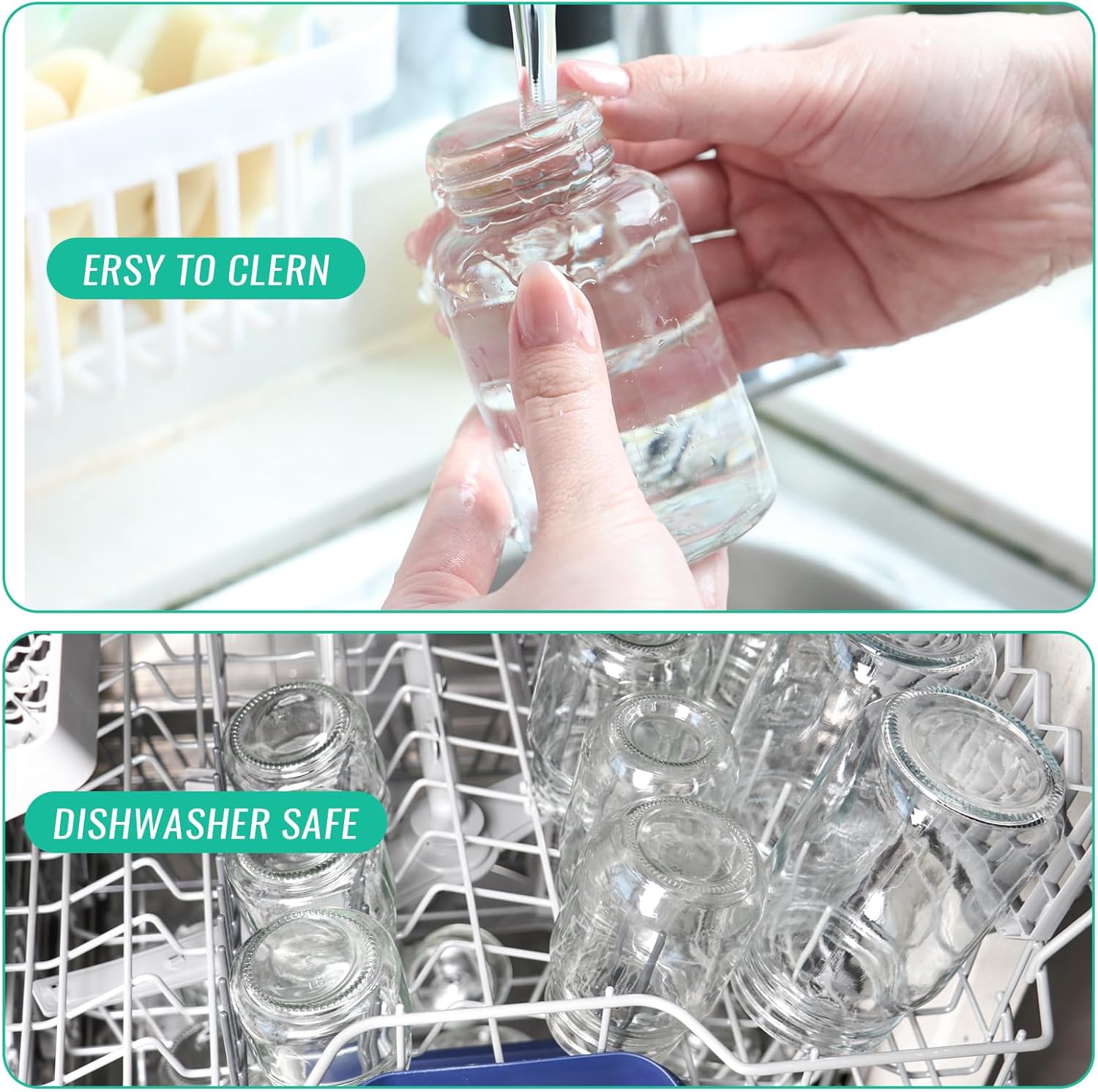 16 Pack 4 oz Glass Ginger Shots Bottles with Black Caps,Leakproof 4 oz Juice Glass Bottles with Lids for Wellness Shot,Ginger,Beverages - Image 5