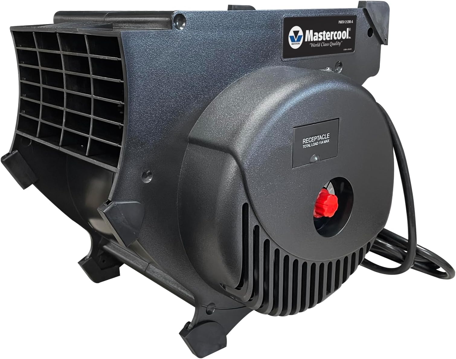1200 CFM Blower Fan (21200-A), Cools & Dries, 3-Speed, Impact-Resistant ABS, Adjustable Feet, 2 Grounded Receptacles, 8.5 ft. Cord