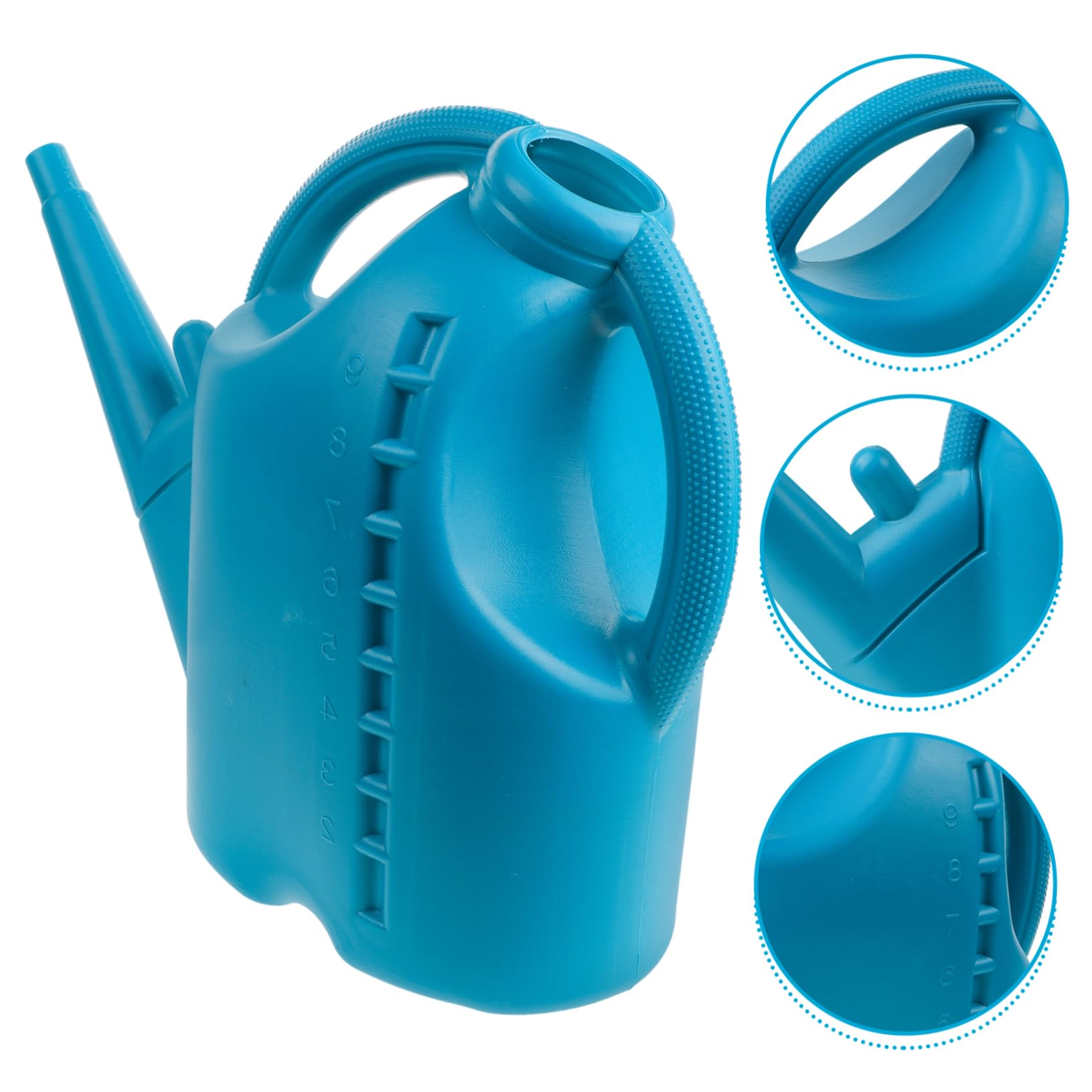 Supvox Kunststoff Gießkanne 10l mit Langem Ausguss für Gartenpflanzen Präzises Gießen von Blumen und Sukkulenten Sprühflasche für Terrasse und Balkon