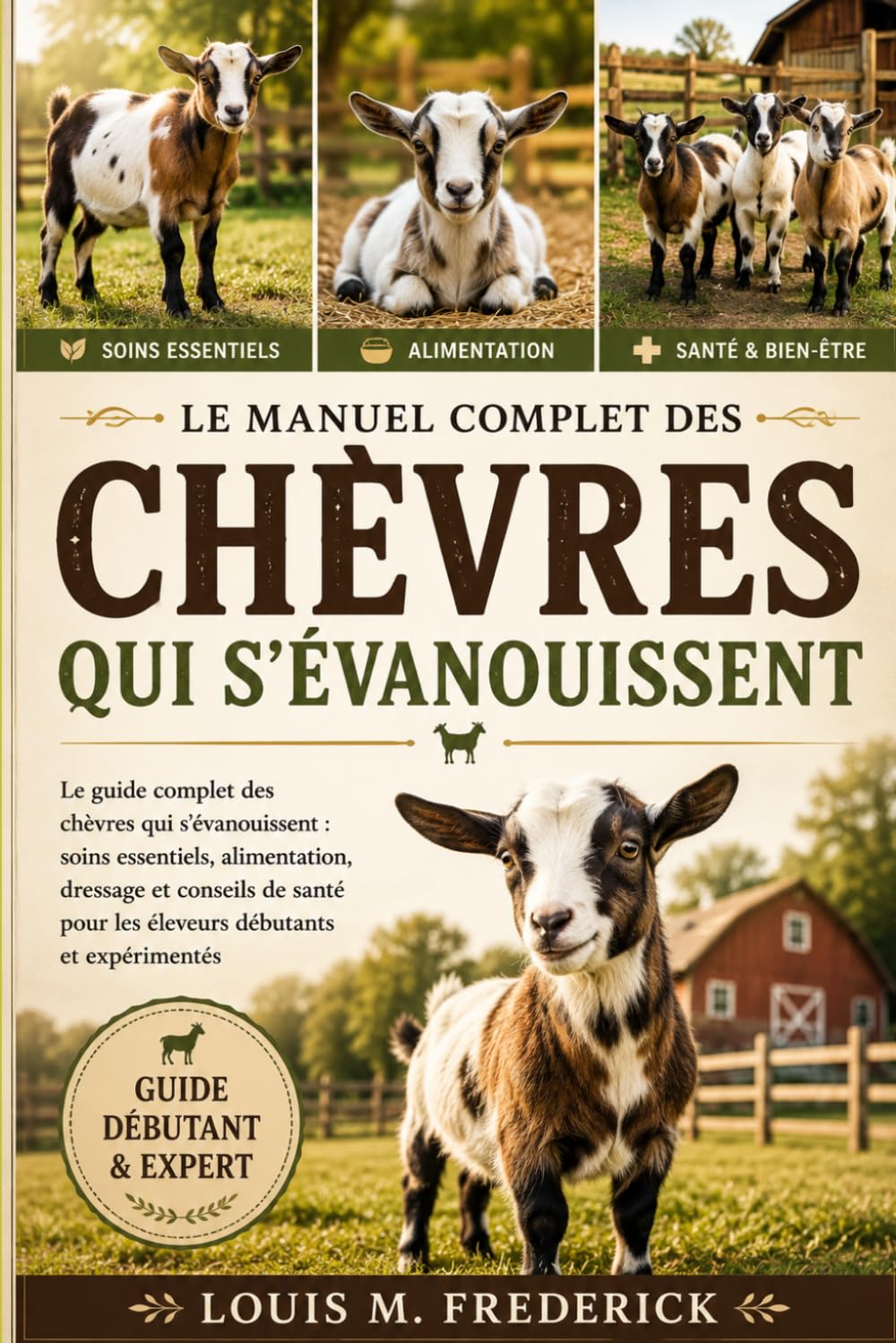 LE MANUEL COMPLET DES CHÈVRES QUI S'ÉVANOUISSENT: Le guide complet des chèvres qui s'évanouissent : soins essentiels, alimentation, dressage et ... pour les éleveurs débutants et expérimentés