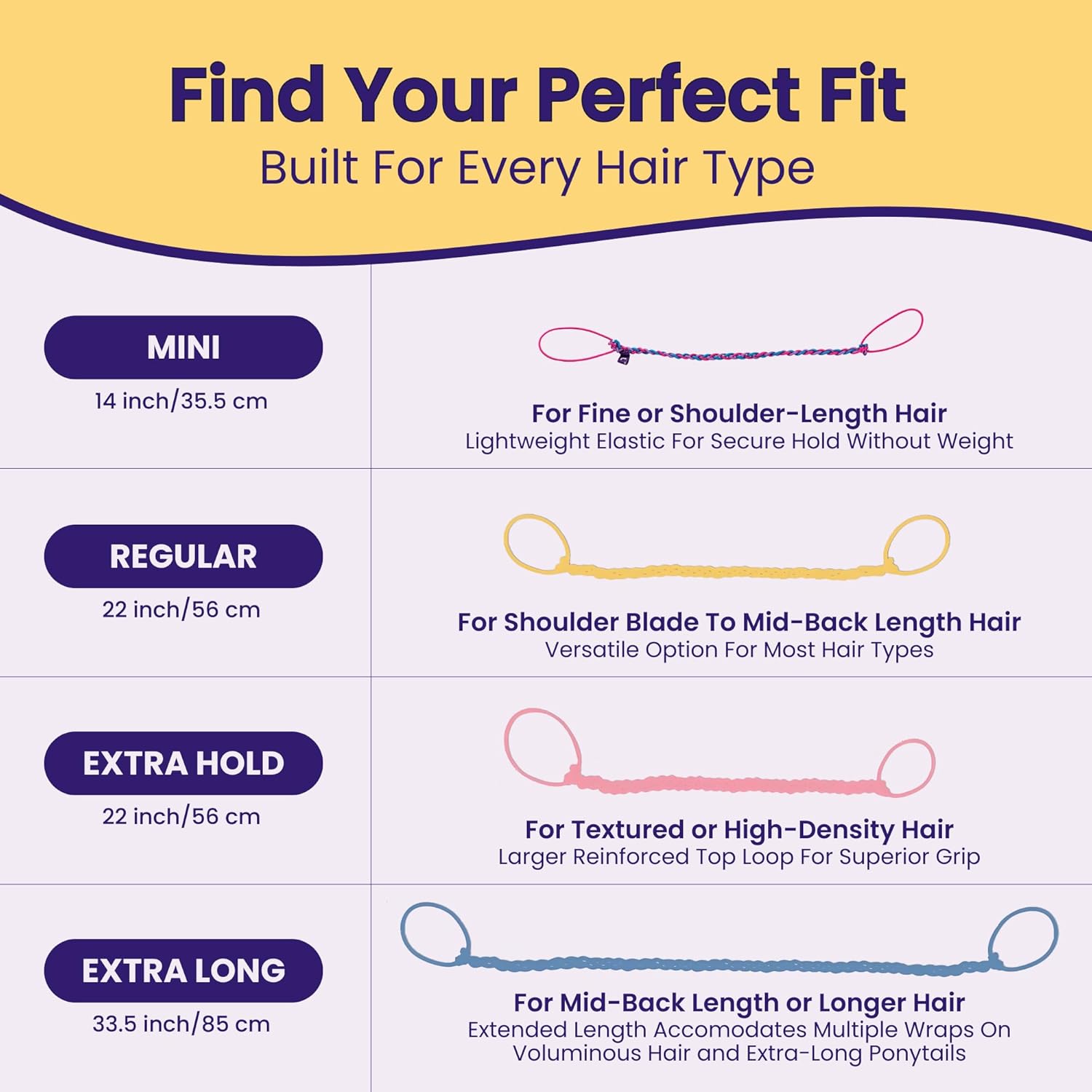 Rip Tie Regular Soft Tangle-Free Hair Tie for Women - 5 Hair Ties, Bag and Brush Hair Accessories- As Seen on Shark Tank - Gift Set w/Bag & Brush