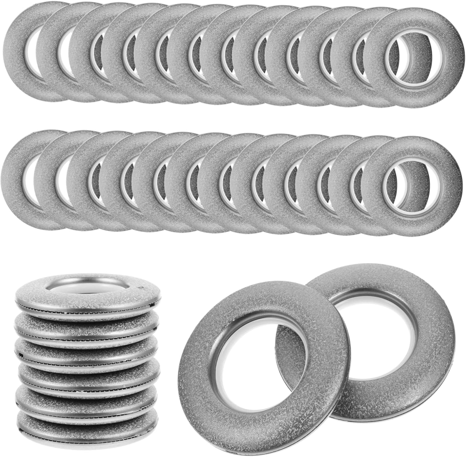 LIFKOME Curtain Grommets Set 80ct Self-Locking Round for Heavy/Thin Curtains Window Treatments