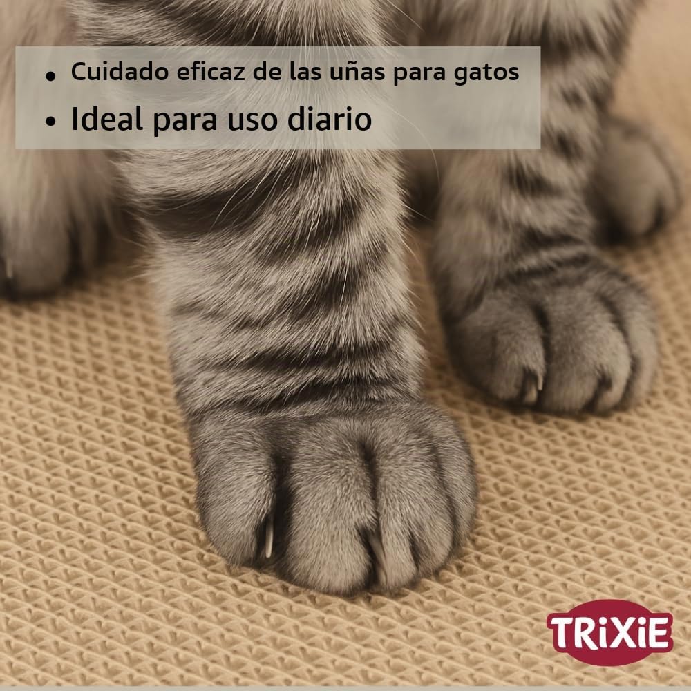 Trixie Wild Cat arañazos cartón, 41 x 24 x 7 cm), color rojo