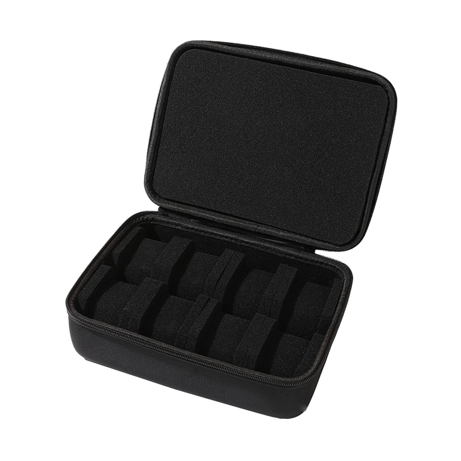 Boîte à montres 8 emplacements et coffret de rangement compact pour voyageur