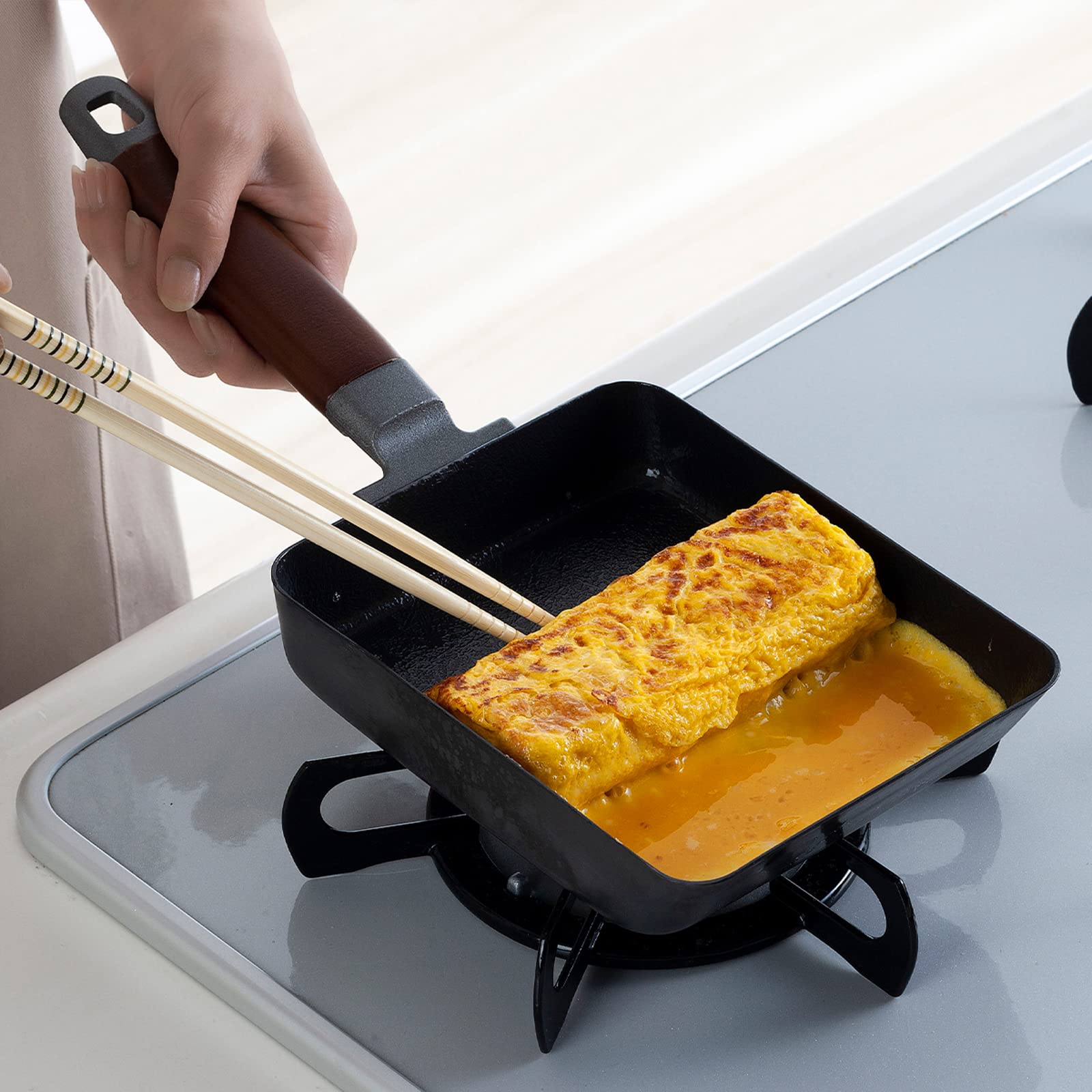 Amazon｜下村企販 鉄 フライパン 玉子焼き器 窒化鉄 IH対応 【日本製