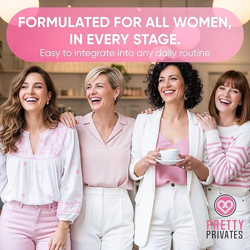 Miniatura 7 de Probióticos vaginales femeninos para mujeres, equilibrio de pH con prebióticos y mezcla de lactobacillus, probióticos para mujer para la salud