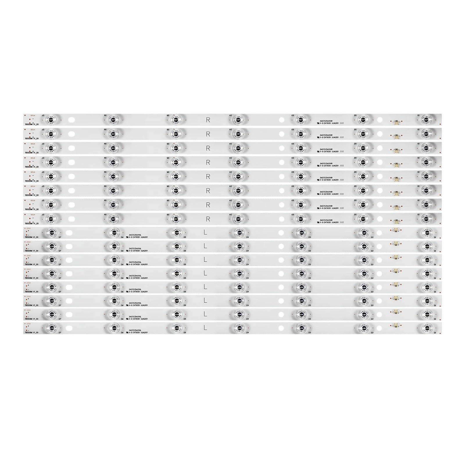 eufeifeiegds For TX-55DS503E TX-55DX603E TX-55DSW504 TX-55DX600E TX-55DX600 TX-55DX650 TX-55DX630 TX-55DX635E TX-55DXW654 Led-hintergrundbeleuchtung Streifen