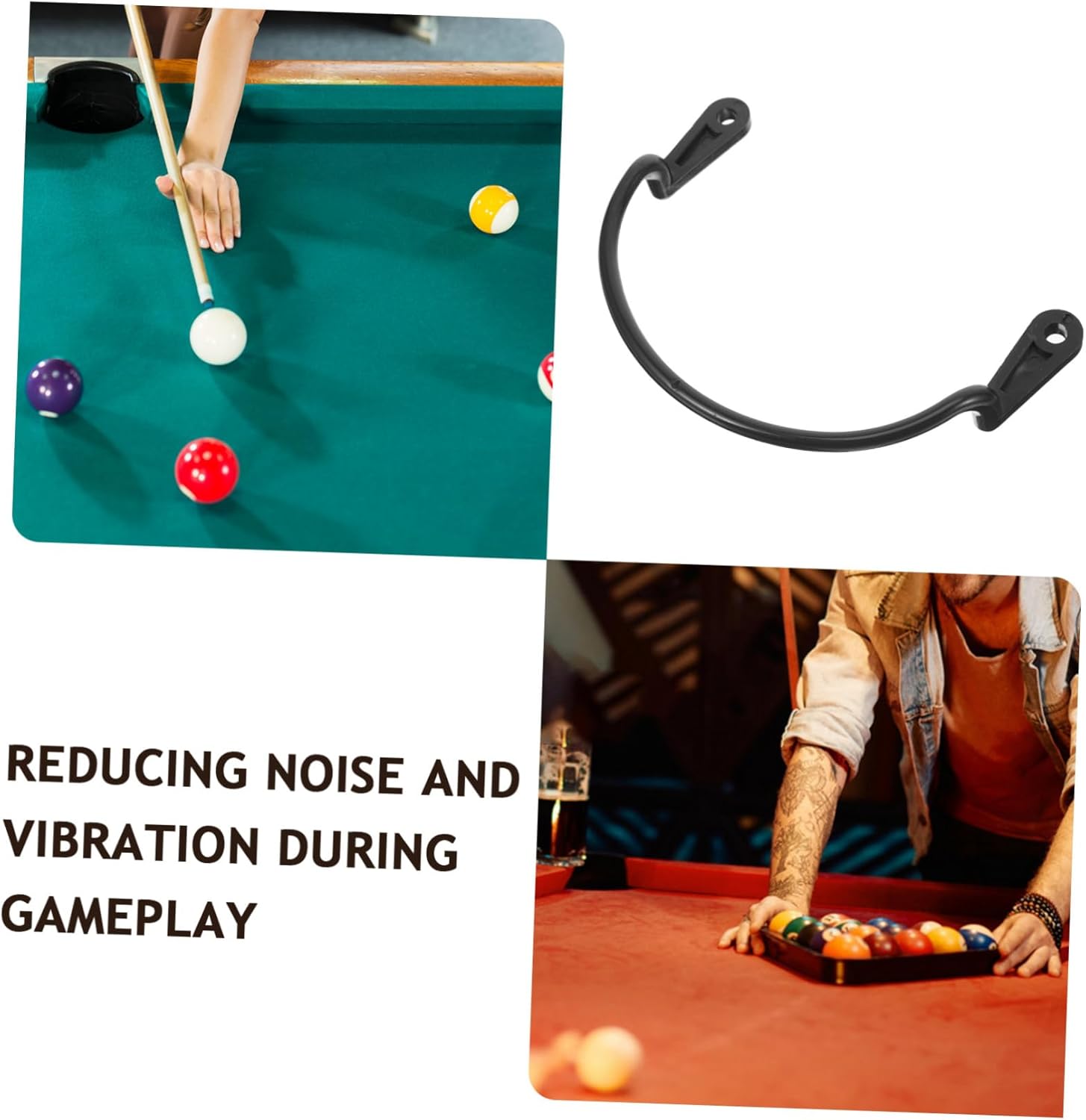 Yardwe Pool Table Pocket Holders Lightweight Plastic Fixing Accessories for Billiard Table Convenient Storage