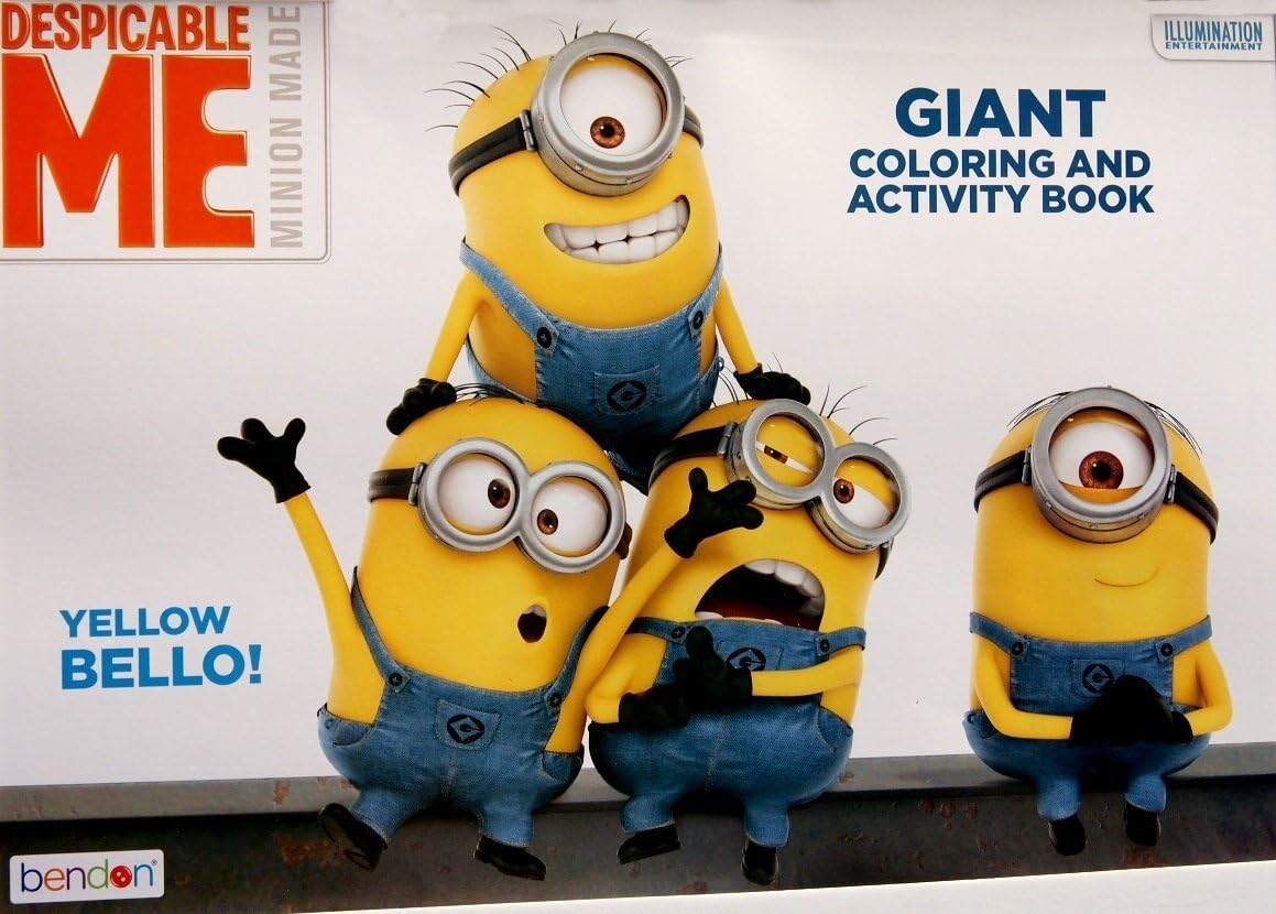 Amazon.com: Despicable Me Minion Made Giant Coloring and Activity Book ...