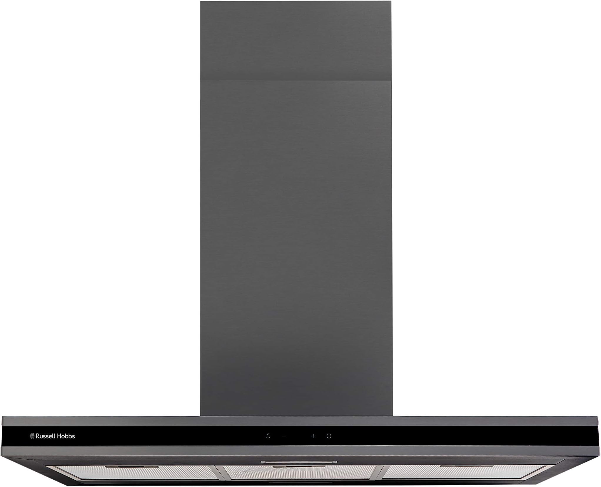 Cookology Ceiling Wire Hung Island Cooker Hood Extractor Fan (Black