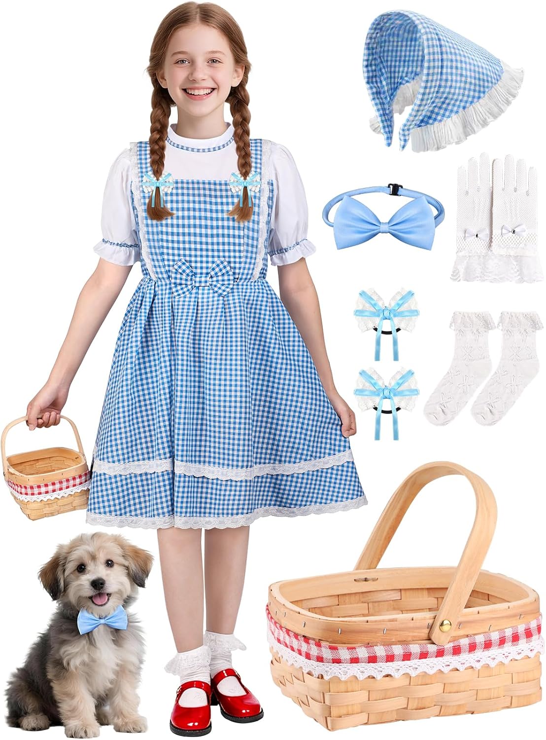 Halloween Costumes for Girls, Storybook Book Character Costumes for Girls Kids, Teen Girl Kids Halloween Costumes Medium (6-8Y)