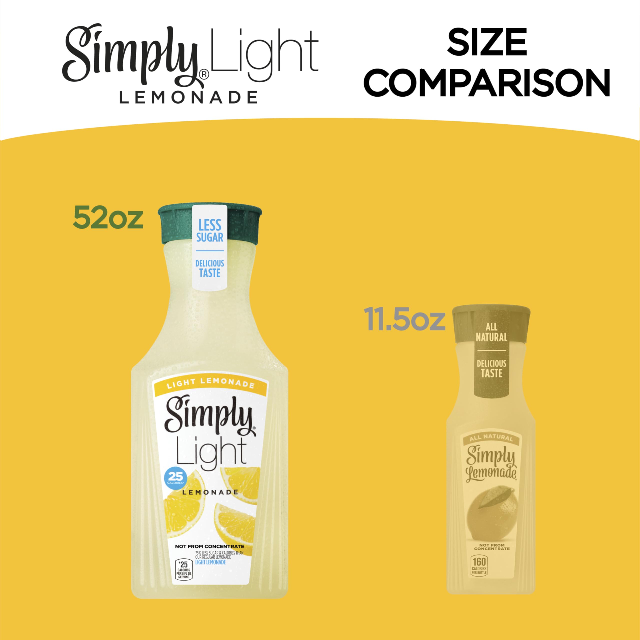 Simply Light Lemonade, 52 Fl Oz Bottle