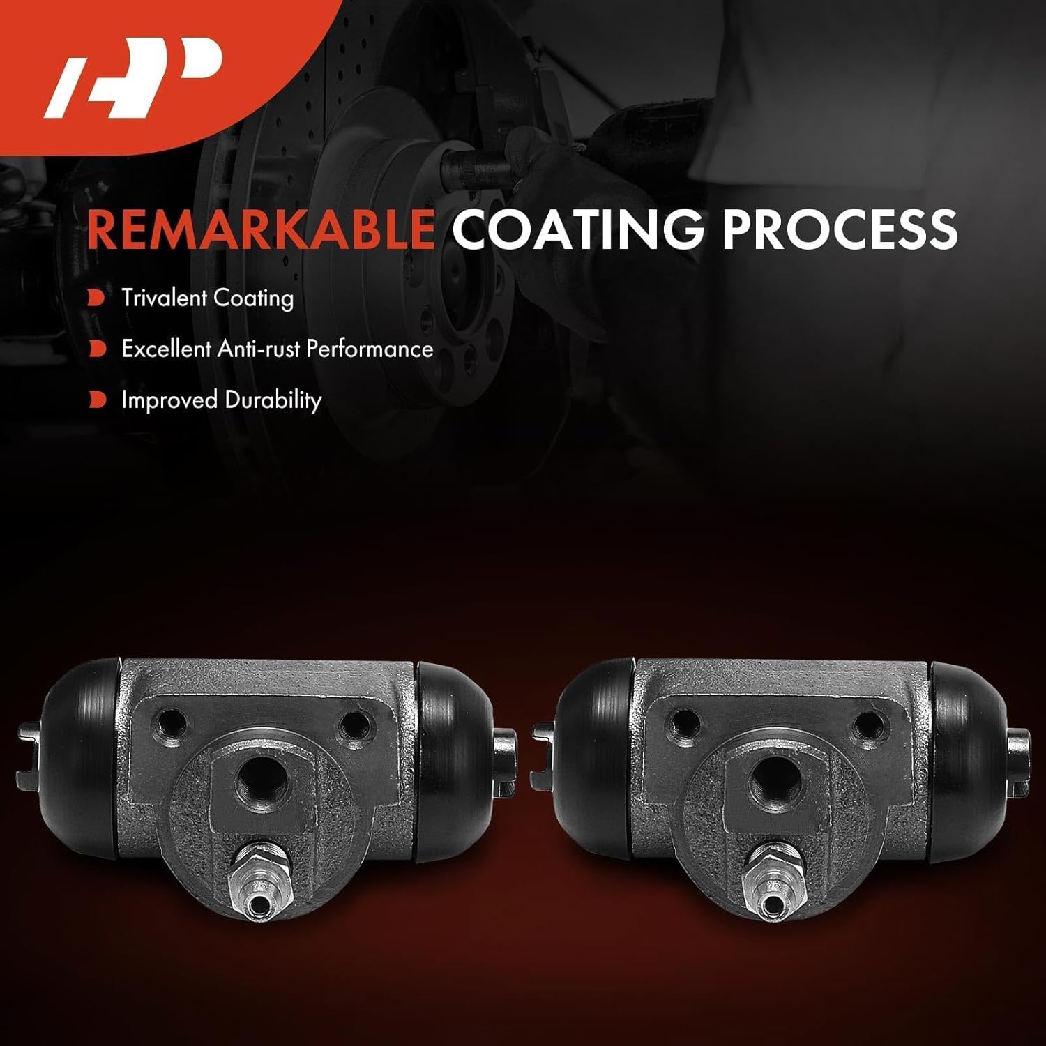 A-Premium Rear Driver & Passenger Drum Brake Wheel Cylinder Compatible with Select Ford, Nissan, Mercury, Eagle Models - Taurus, Thunderbird, Windstar, Quest, Sable, Villager, Cougar, Summit, 2-PC Set