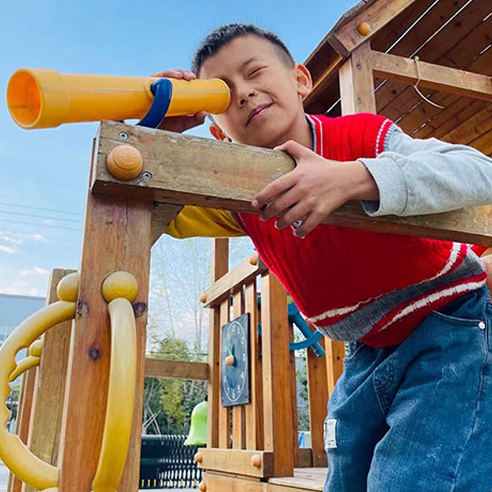 Juegos de telescopio Pirata para niños imaginativos para exploración Aire Libre y Parques Infantiles Telescopio de Juegos Pirata