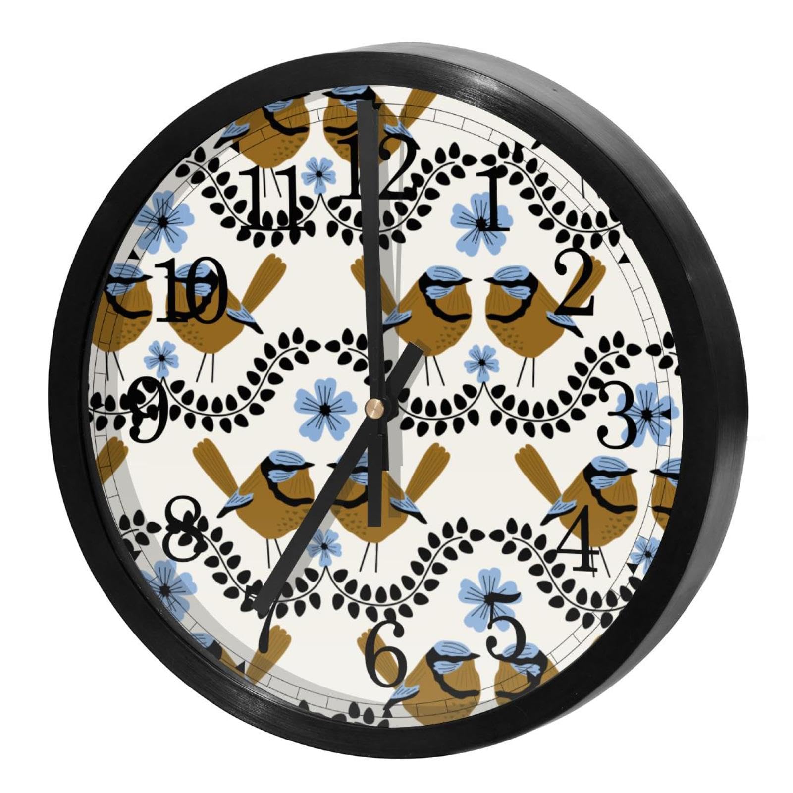 Horloge murale à quartz silencieuse ronde pour maison et bureau