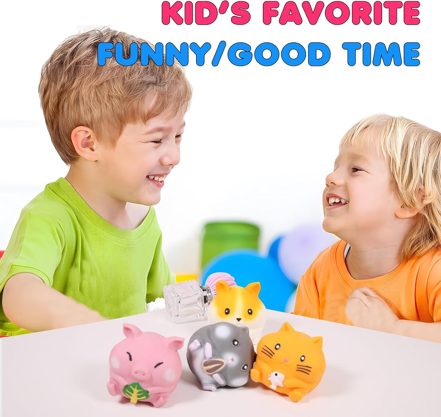 3pcs Animal Squishies Stress Balls for Adults Kids Sugar Ball Malt, Thick Glue/Gel Syrup Molasses Stretch Ball Mellow - Ultra Squishy and Moldable Slow Rise Relaxing Fidget Stress Toy