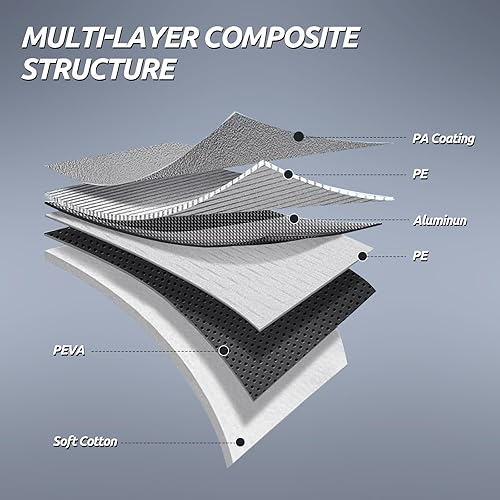 Miniatura 95 de Migaven - Funda de automóvil impermeable para todo tipo de clima, funda exterior completa para automóviles, protección contra la lluvia, sol