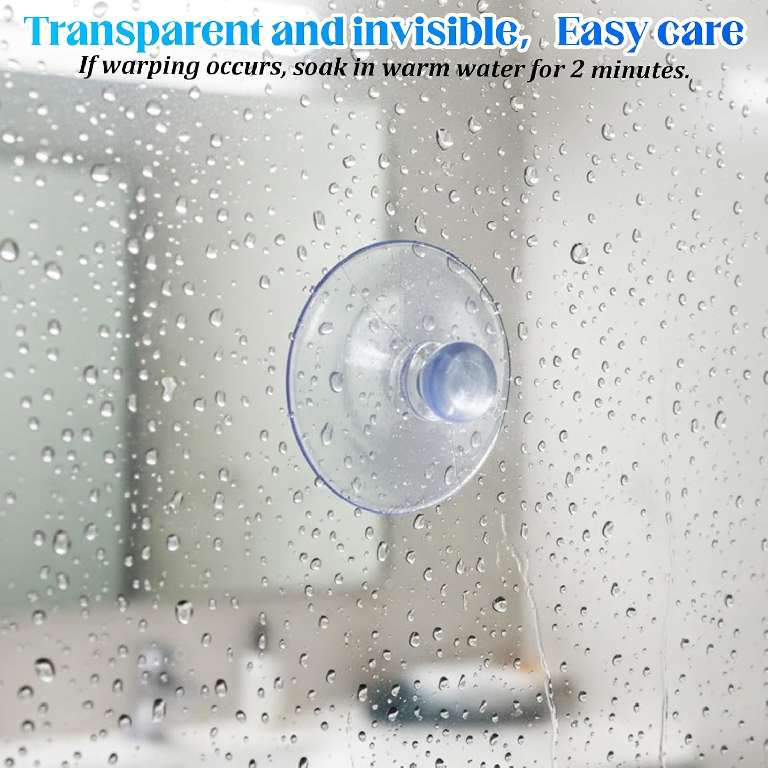 30 Pack Clear Suction Cups Without Hooks (3 Assorted Sizes) – Strong Plastic Sucker Pads for Window, Glass Table, Car & Festival Decorations image 5